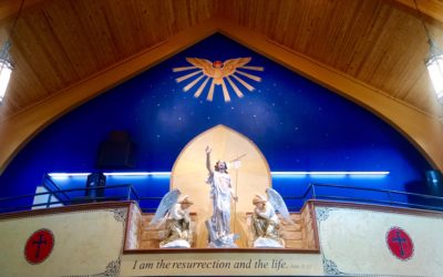 Statuary: Immaculate Conception Church in Forest City, N.C.