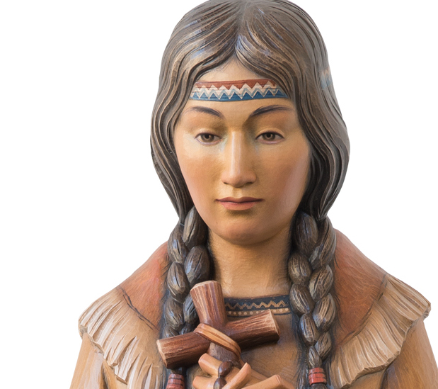 St. Kateri Tekakwitha, the first Native American to be canonized